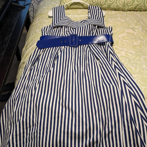 Collectif Sails and Stripes Swing Dress - Picture 6 of 16